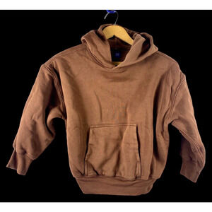 YZY Gap Hoodie Sweatshirt Youth Kids Size Small 6/7 Boys Girls Brown NEW Rare